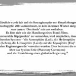 Empfehlung für den UN-Zukunftsgipfel: Einrichtung eines globalen Regierungsorgans zur Kontrolle aller lebenserhaltenden Systeme auf dem Planeten – Jacob Nordangård