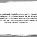 Die Zukunft der Quantenbiologie – Anita Kristiansen Die Zukunft der Quantenbiologie – Anita Kristiansen