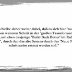 Börsengewackel: Weiterer technokratischer Krisenschritt zur „Großen Transformation“?