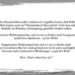 „AfD-Trolle“: Warum der Vorwurf der unlauteren Einflussnahme und des „Stimmenkaufs“ nicht unberechtigt ist (mit systemischen Einschränkungen …)