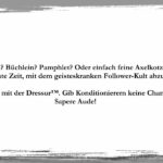 Neues Buch „Folgen Sie mir bloß nicht!“ jetzt erhältlich – mit vielen Schmähungen!