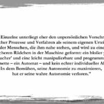 Autonomie und der Automat – N.S. Lyons