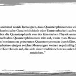 Ganzheitlichkeit und Untrennbarkeit in der Physik – Richard Healey