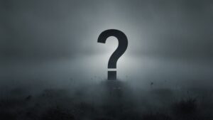 Leonardo_Lightning_XL_question_mark_in_fog_1