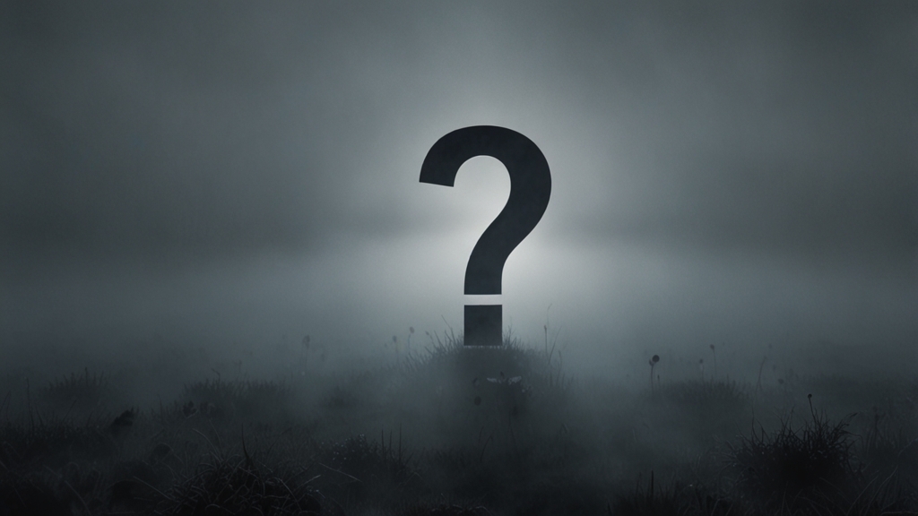 Leonardo_Lightning_XL_question_mark_in_fog_1