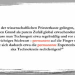 Künstliche Offensichtlichkeit: Eliten brauchen glaubwürdiges Dementi sowie guten Grund für technokratische „Experten“-Herrschaft – WELT der prädiktiven Programmierung